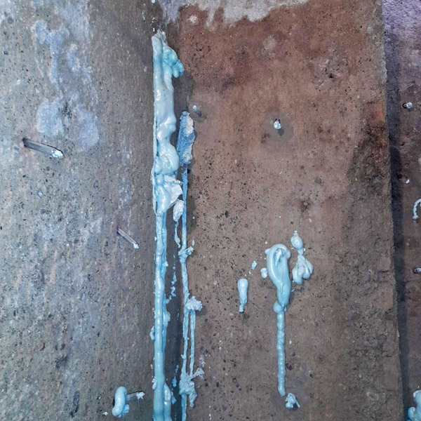 Impermeabilizzazione con resina idroespansiva e idroattiva dws